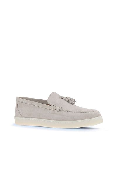 Bueno Shoes Мъжки бежови велурени мокасини - 07ma22372026