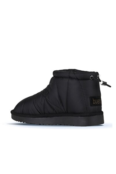 Bueno Shoes Siyah Paraşüt Kadın Düz Bot 05ag6004055