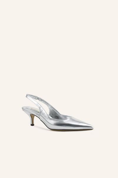 MARCATELLI Gümüş Topuklu Stiletto