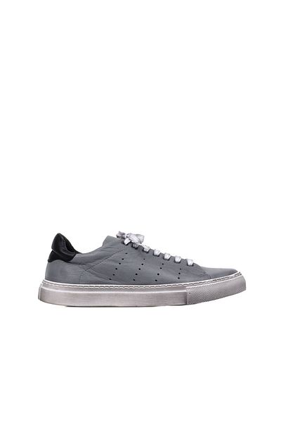 Bueno Shoes Ανδρικά Αθλητικά Παπούτσια Γκρι Δερμάτινα - 01mq10706