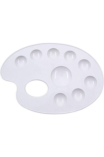 Mikro Hatas 20cm Plastic Godeli Student Painting Palette / 0890