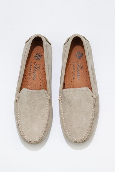 Bueno Shoes Loafer de damă din piele intoarsa bej - Model 05ws230