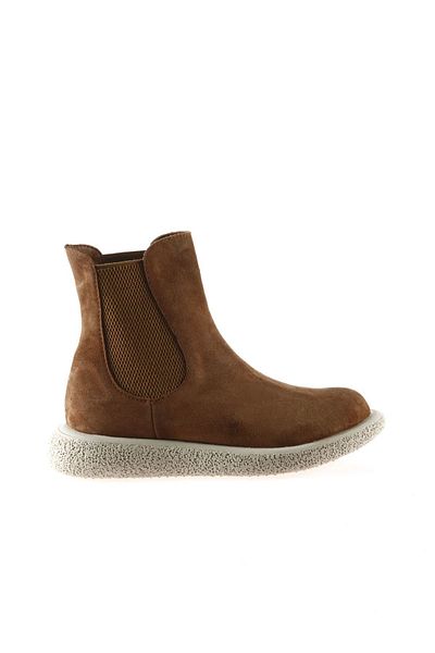 Bueno Shoes Tan Suede Γυναικείες Μπότες - Flat, 01wu8905