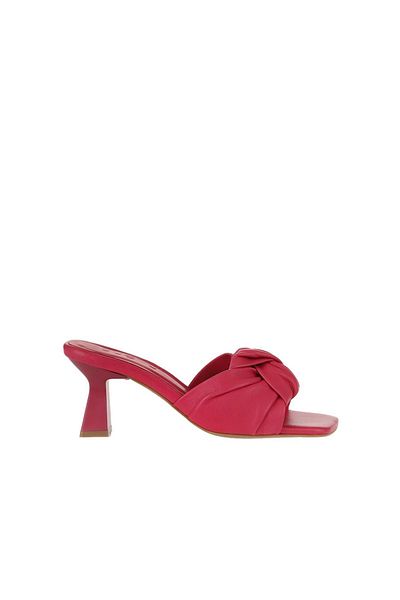 Bueno Shoes Φούξια δερμάτινο γυναικείο στιλέτο - 01wy6803 Μοντέλο με τακούνι παντόφλες