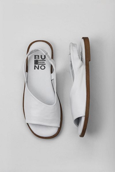 Bueno Shoes 01wy2005 Model Sandale de damă din piele albă