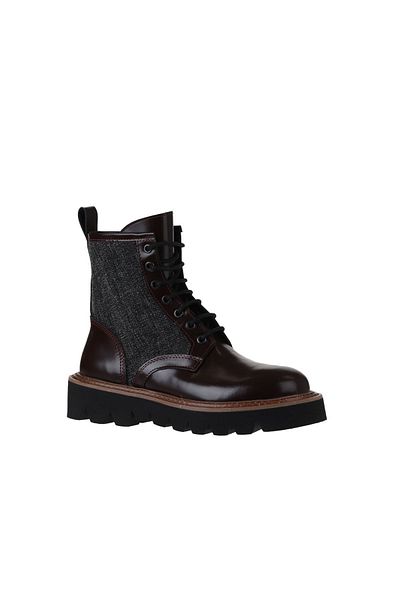 Bueno Shoes Bordo Açma Deri Kadın Düz Bot 01wv10201