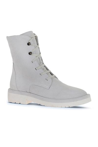 Bueno Shoes 01wz6701 Μοντέλο Γυναικείες Μπότες White Suede
