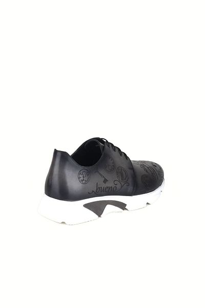 Bueno Shoes Γκρι Δερμάτινα Ανδρικά Αθλητικά Παπούτσια 04m5386