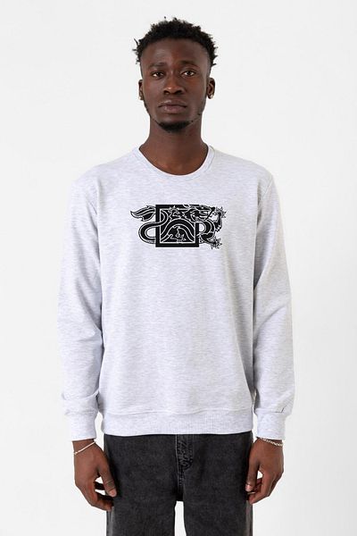 Tshirthane Ανδρικό φούτερ 2ip The Wheel Of Time Dragon Minimal Karmelange