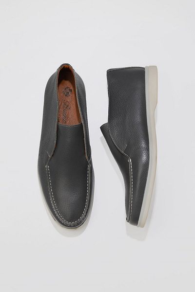Bueno Shoes Ανδρικές γκρι δερμάτινες μπότες Flotter - 05ms105