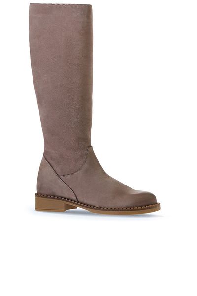 Bueno Shoes Γυναικείες μπότες με τακούνι γκρι Nubuck - 01wv6000