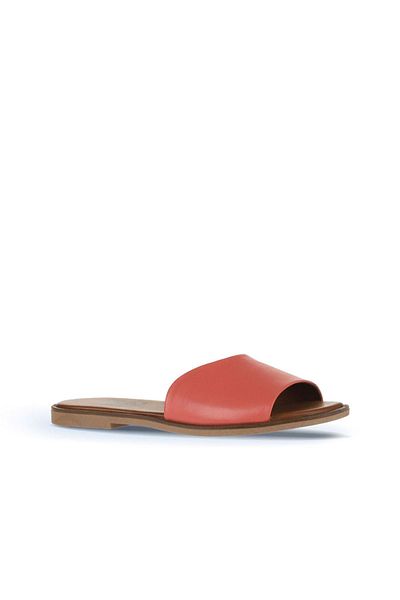 Bueno Shoes 01wa5701 Model Papuci Plati Femei din Piele Coral