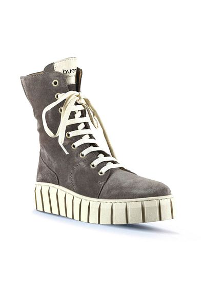 Bueno Shoes 01wt3404 Μοντέλο Mink Suede Γυναικείες Flat Μπότες