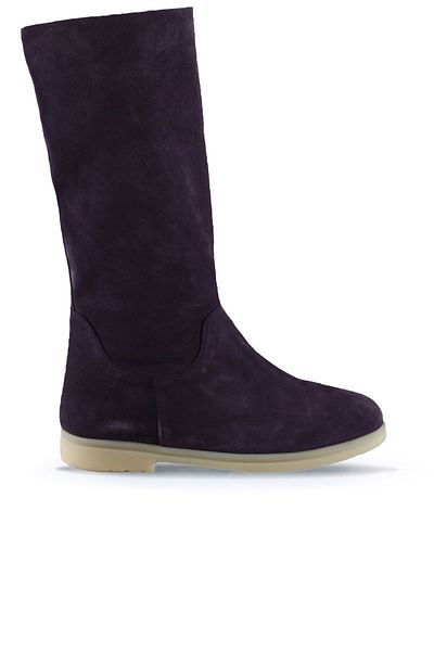 Bueno Shoes Γυναικείες Flat Μπότες Suede - Μωβ 01wt3306