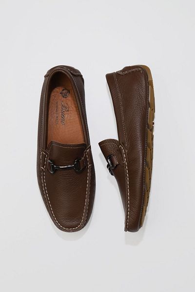 Bueno Shoes Ανδρικό Loafer - Brown Flotter Leather, 05ms2021