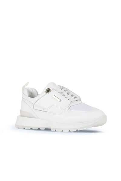 Bueno Shoes Pantofi de damă din piele albă - 16wa1001