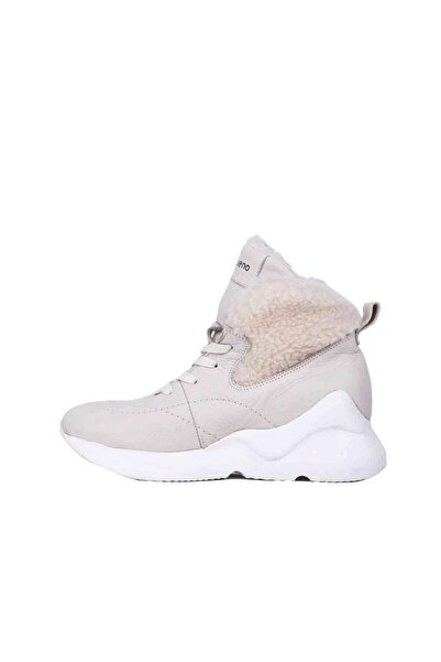 Bueno Shoes Bej Deri Kadın Spor Bot 01wp7903