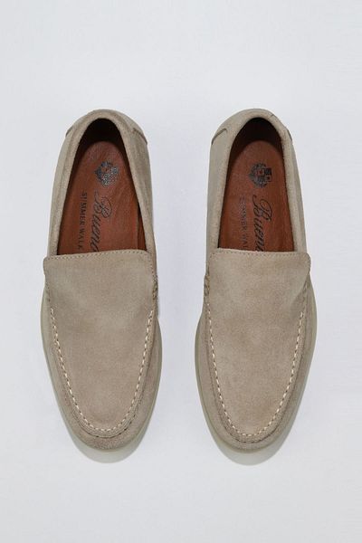 Bueno Shoes Ανδρικό Loafer Beige Suede - 05ms102
