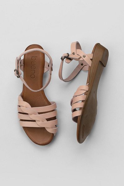 Bueno Shoes Pudra Deri Kadın Sandalet 01wu3901