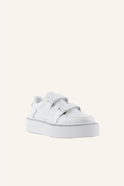 MARCATELLI Pantofi sport din piele albă