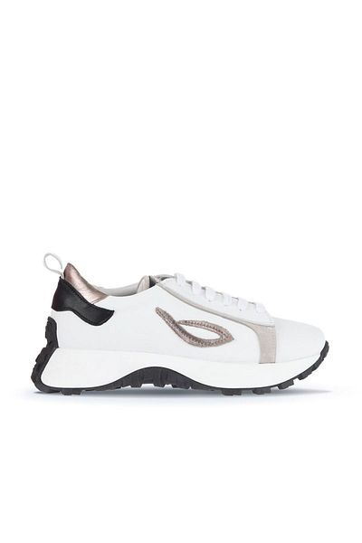 Bueno Shoes Pantofi de damă din piele-de căprioară alb bej - 01wa8601
