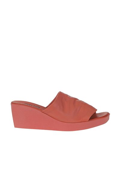 Bueno Shoes Papuci de damă din piele coral cu toc pană - 01wy2404