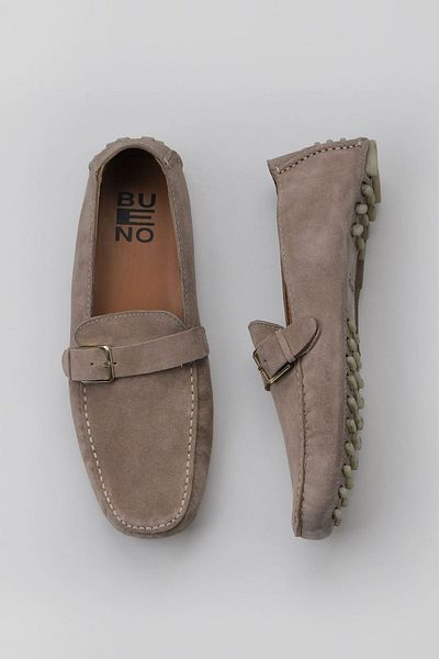 Bueno Shoes Мъжки мокасини - велур от норка, 10м102661
