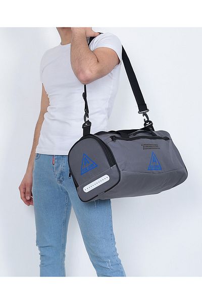 ASM SPOR Πολύ χρήσιμη αθλητική τσάντα 45l Γκρι-μπλε