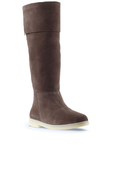 Bueno Shoes Γυναικείες φλατ μπότες σουέτ - Dusty Rose, Μοντέλο 01wt3307