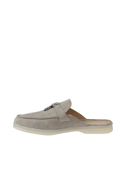 Bueno Shoes Bézs velúr női papucs - lapos kivitel 05wt103