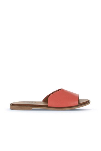 Bueno Shoes 01wa5701 Model Papuci Plati Femei din Piele Coral