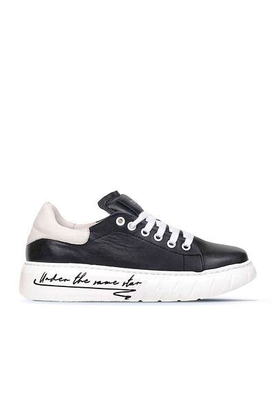 BUENO Pantofi sport negri pentru femei B78c01 - 01wr4802