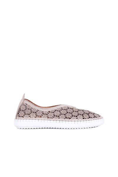 Bueno Shoes 01wn9605ModelGray Leather Women's Casual Shoes