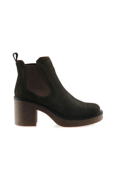 Bueno Shoes Khaki Suede Γυναικείες Μπότες 01wt2900 - Γόβες