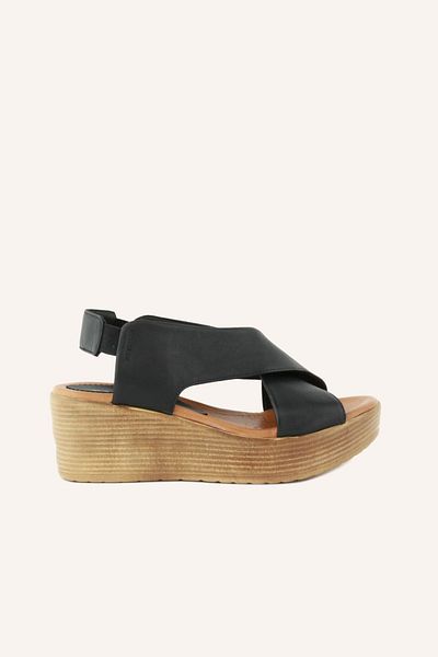 MARCATELLI Sandale din piele neagră - elegante și confortabile