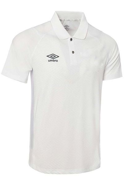 UMBRO Tf-0168 Ανδρικό μπλουζάκι με κοντομάνικο πόλο λαιμόκοψη Λευκό
