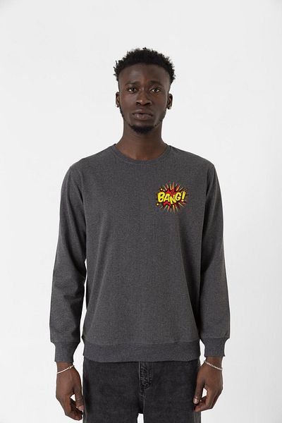 Tshirthane Ανδρικό φούτερ 2ip με λογότυπο Big Bang Theory Bang