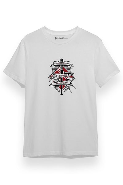 Tshirthane The Walking Dead Negan Lucille - Λευκό ανδρικό κοντομάνικο μπλουζάκι