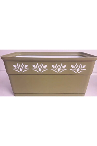 Mestore 30 Cm Uzunluğunda Çift Renkli Balkon Saksı Royaleks-AK637