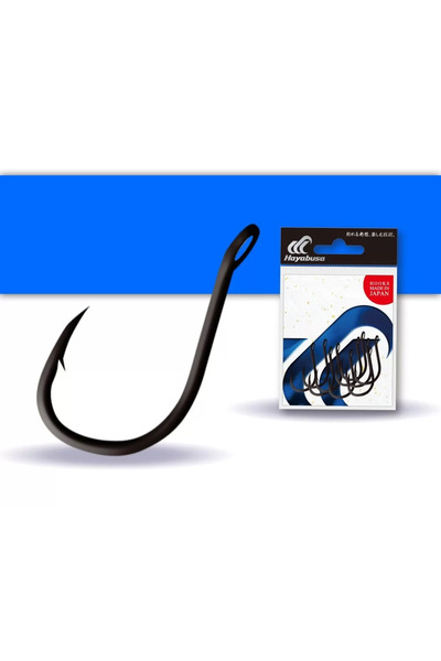HAYABUSA Hchn 018 Delikli Papağan Japon Olta Iğnesi Black Nikel Balıkmarketim