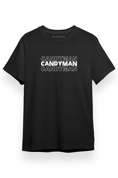 Tshirthane Halloween Candy Man Μαύρο Ανδρικό T-Shirt - Κοντό μανίκι