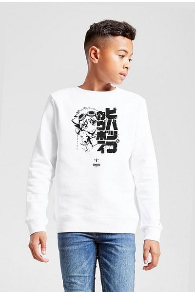 Tshirthane Φούτερ Cowboy Bebop Vintage Ein και Ed White Παιδικό 2ip