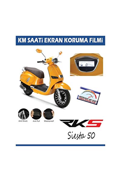 Motiker RKS Siesta 50 Motosiklet Ekran Km Koruyucu