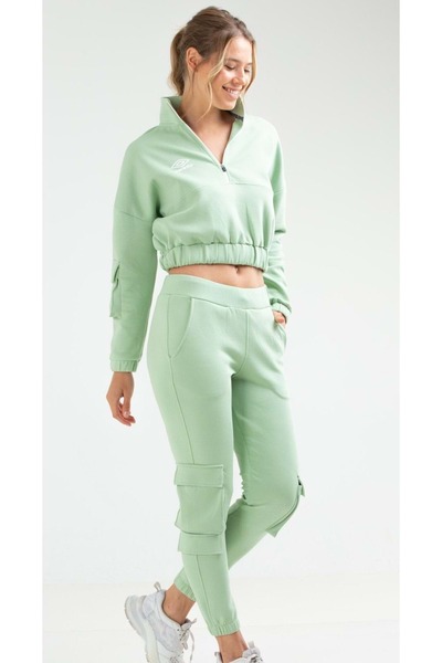UMBRO Va-0021 Pyra Track Suit Eșarfă Costum Femei Verde