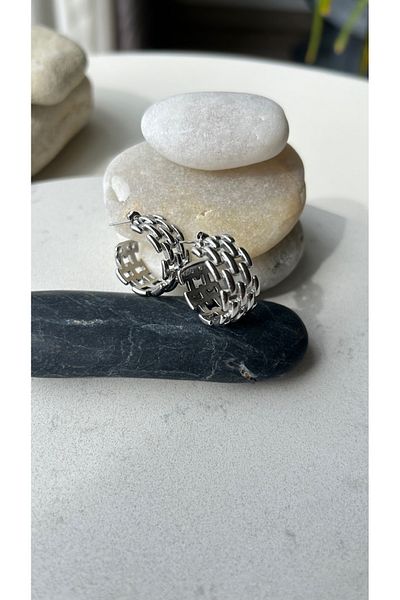 Doğaltaş Masalları Steel Earrings