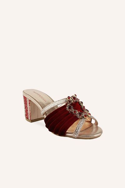 MARCATELLI Papuci cu toc Elvin Burgundy
