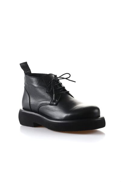 Bueno Shoes Μαύρα δερμάτινα γυναικεία μποτάκια - 01wt0503