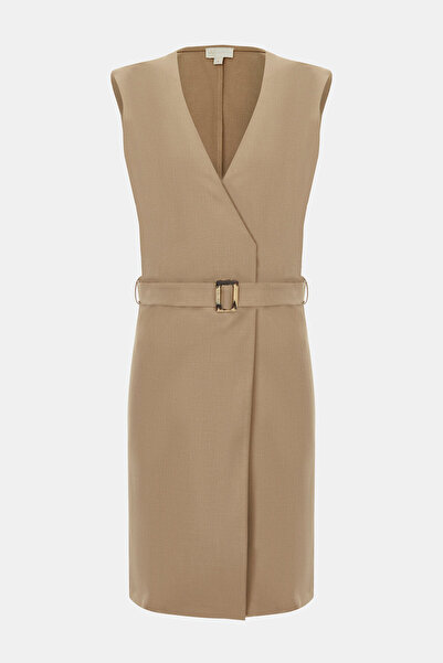 W Collection BEJ MİNİ ELBİSE