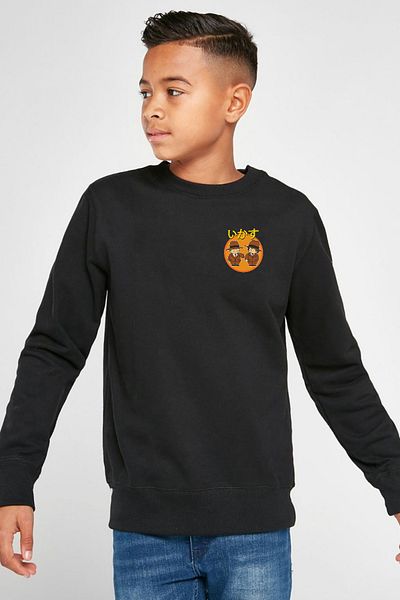 Tshirthane Детски суичър Dragon Ball Z Anime Cool Style Black 2ip