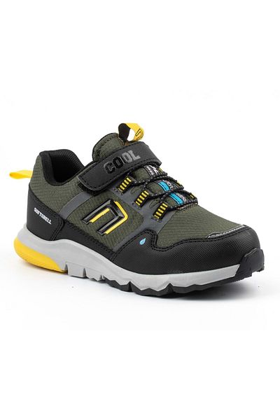 KCMN Tenisi Cool Trex Softshell pentru copii, kaki